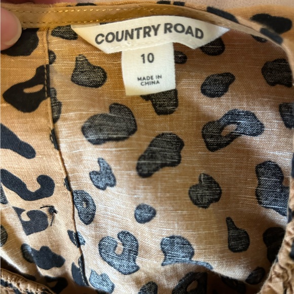 Country Road Girls Leopard Print Jumpsuit - Picture 5 of 6